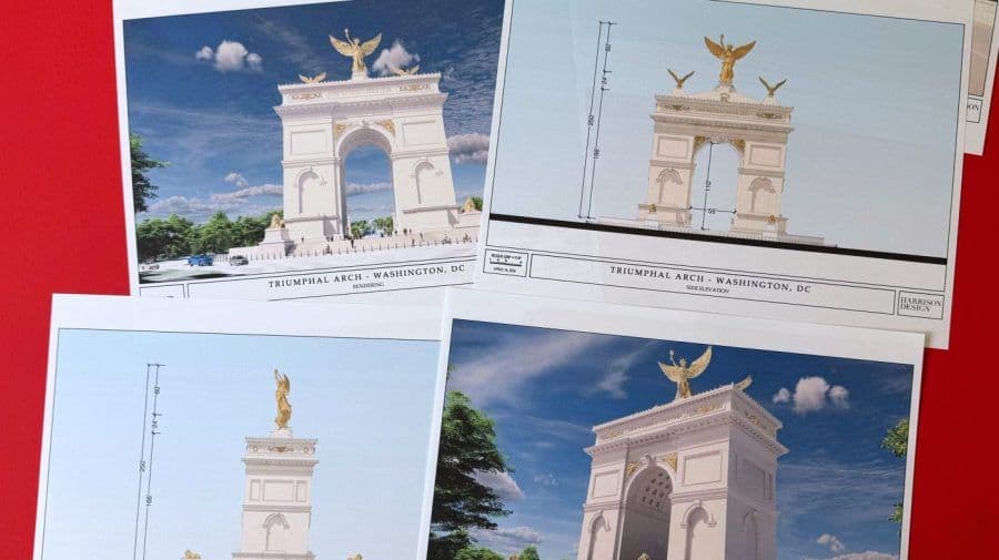 Commission of Fine Arts approves Trump Triumphal Arch to move forward