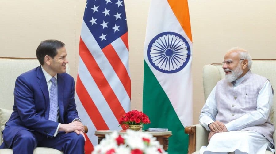 Rubio, in India, says Iran war will be solved 'one way or the other'